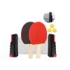 LEAN TOYS pöytätennissetti verkolla, 2 mailalla ja 3 pallolla