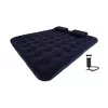 AVENLI XXL täytettävä ilmapatja setti 203x183x22 cm queensize jalkapumpulla ja paikkaussarjalla