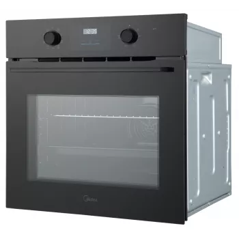 Midea MBO65M80D2-BK kalusteisiin asennettava sähköuuni, 70 l, 3 kW, A, musta