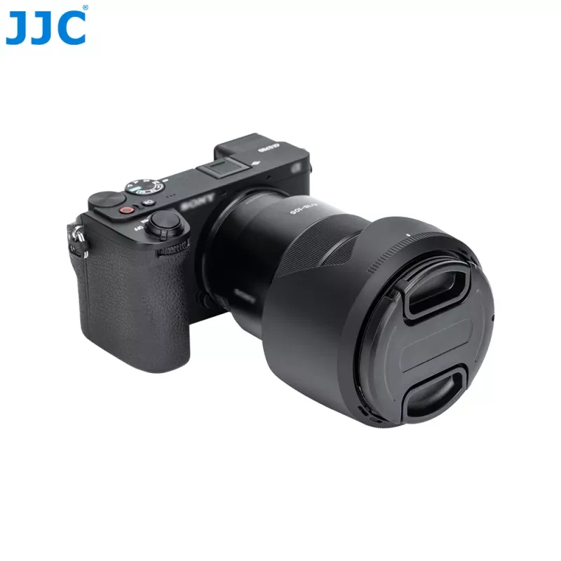 JJC bajonetti-vastavalosuoja Sony E PZ 18-105mm F4 G OSS (korvaa ALC-SH128)