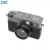 JJC LH-JXHALF vastavalosuoja 37 mm suodatinadapterirenkaalla Fujifilm X Half -malliin, musta