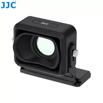 JJC LVF-BF 3x LCD-etsimen suurennuslasi Sigma fp / fp L Arca-Swiss-pikakiinnityslevyllä ja Peak Design Capture Clip V3 -yhteensopivuudella (musta)
