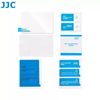 JJC GSP-XE5 panssarilasi LCD-näytönsuoja Fujifilm X-E5:lle - 9H kovuus, 0,3 mm, 2,5D pyöristetyt reunat, oleofobinen pinnoite, kuplaton asennus