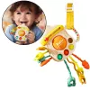 LEAN TOYS aistilelu purentarengas helistin pienille lapsille pullo 3in1