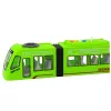 LEAN TOYS City Metro raitiovaunu ovilla, valolla ja äänellä, vihreä 1:16