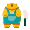 LEAN TOYS hedelmien leikkaussarja leikkuulaudalla ja veitsellä, opetustarvike lapsille