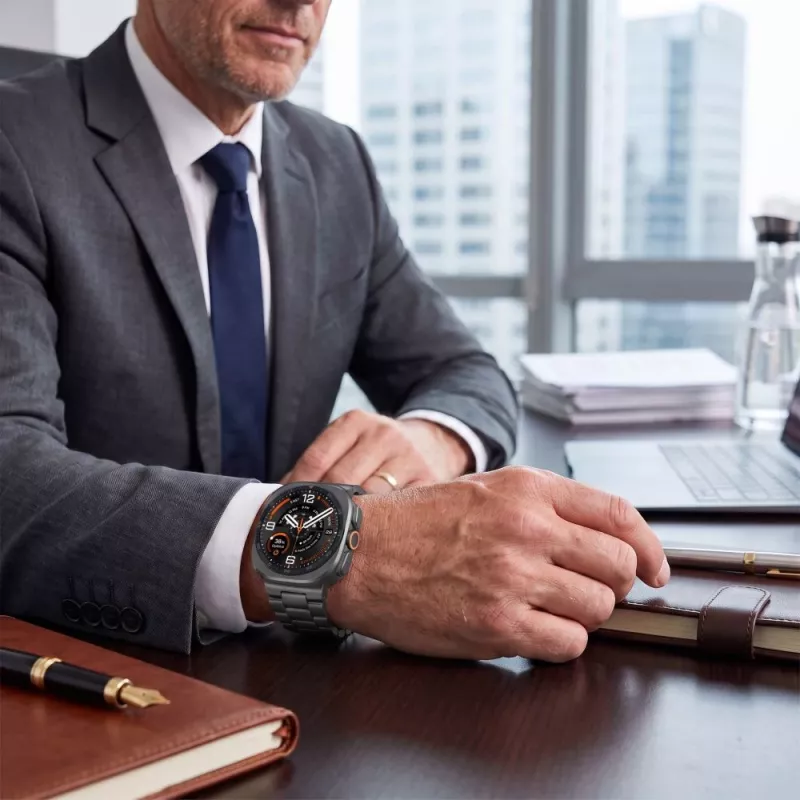 TECH-PROTECT ruostumaton teräsranneke Samsung Galaxy Watch Ultra 1/2 47 mm musta