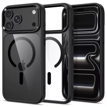 Tech-Protect Magmat MagSafe-kotelo iPhone 17 Pro / 18 Pro musta/kirkas