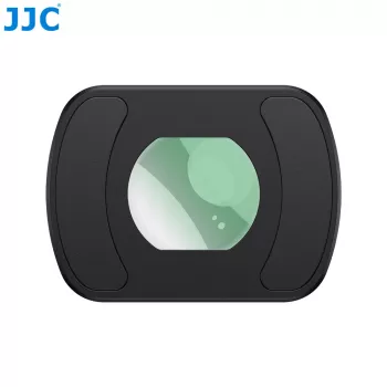 JJC 0,72x laajakulmaobjektiivi DJI Osmo Pocket 3 / 4, magneettikiinnitys, monipinnoitettu optinen lasi, musta