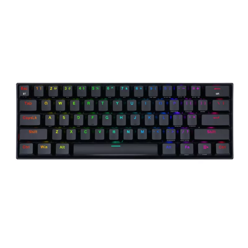 REDRAGON DRACONIC PRO mekaaninen 61-näppäiminen RGB Bluetooth 5.0 -pelinäppäimistö - musta