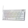 Redragon K632 HORUS Mini 60% RGB langallinen pelinäppäimistö - valkoinen
