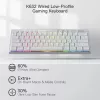Redragon K632 HORUS Mini 60% RGB langallinen pelinäppäimistö - valkoinen
