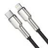 Baseus Cafule USB-C - Lightning PD 20W pikalatauskaapeli 0,25 m musta