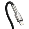 Baseus Cafule USB-C - Lightning PD 20W pikalatauskaapeli 0,25 m musta