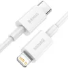 Baseus Superior Series USB-C - Lightning kaapeli 0,25 m valkoinen, 20W PD pikalataus ja tietojen synkronointi