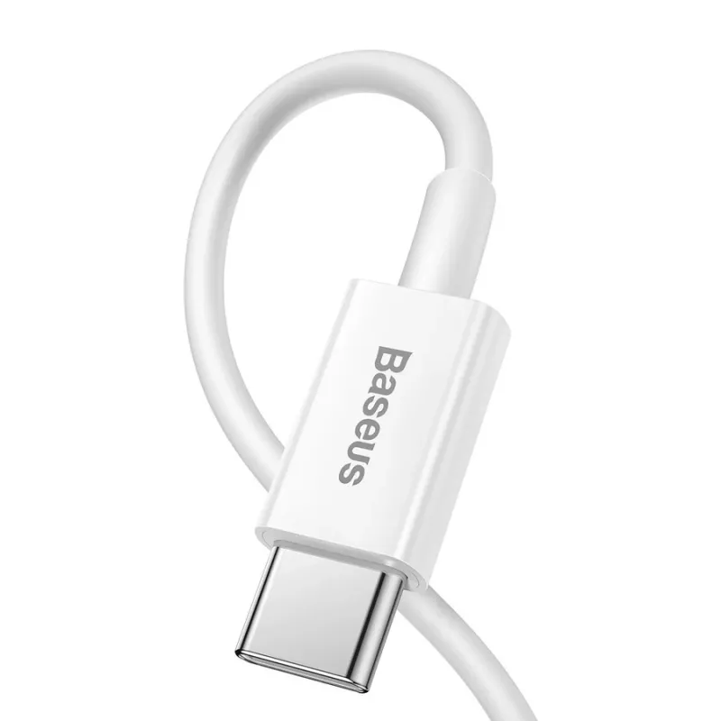 Baseus Superior Series USB-C - Lightning kaapeli 0,25 m valkoinen, 20W PD pikalataus ja tietojen synkronointi