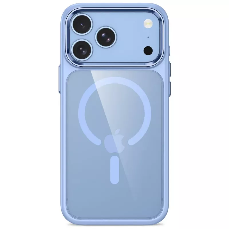 Tech-Protect Magmat MagSafe Clear Case kotelo iPhone 17 Pro / 18 Pro - vaaleansininen kehys