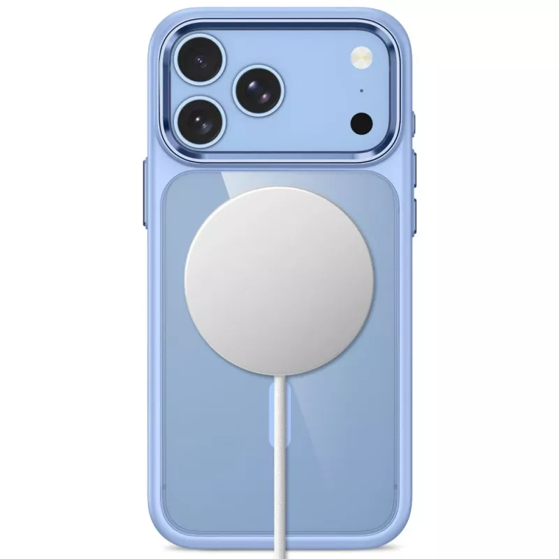 Tech-Protect Magmat MagSafe Clear Case kotelo iPhone 17 Pro Max / 18 Pro Max - vaaleansininen/läpinäkyvä
