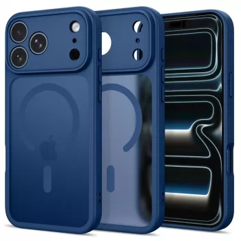 Tech-Protect Basicmag MagSafe-kotelo iPhone 17 Pro Max / 18 Pro Max - mattatummansininen