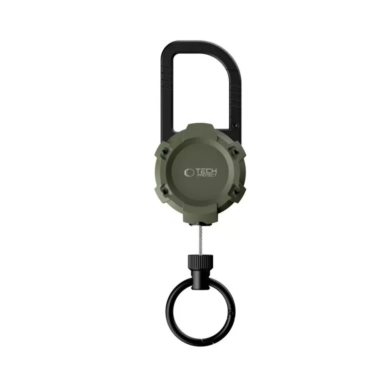 TECH-PROTECT ATH03 Urbanloop varkaudenestopidike Apple AirTagille, armeijanvihreä