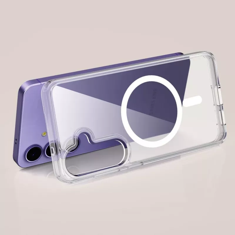 Tech-Protect Flexair Hybrid MagSafe kotelo Samsung Galaxy S25 Edge - läpinäkyvä