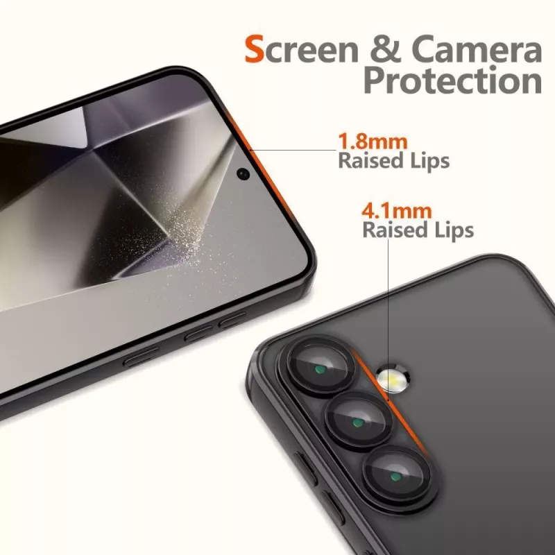 Tech-Protect Magflex MagSafe Galaxy S25 Edge kotelo kiiltävänmusta