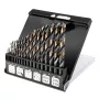 NEO TOOLS HSS-CNC metalliporanteräsarja, 124°, Pro-Tec, 1,0-10,0 mm, 19 osaa