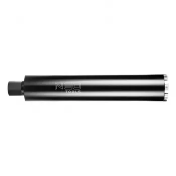 NEO TOOLS 82 mm timanttikaira GRAPHITE 58G540:lle, 470 mm työpituus, 1 1/4 tuuman UNC-kierre, laserhitsatut segmentit, märkäporaus