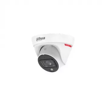 Dahua IPC-HDW1439T1-A-LED-0280B-PRO 4MP Full-Colour Warm LED turret-verkkokamera sisäänrakennetulla mikrofonilla, 2,8mm kiinteä polttoväli, IP67, PoE