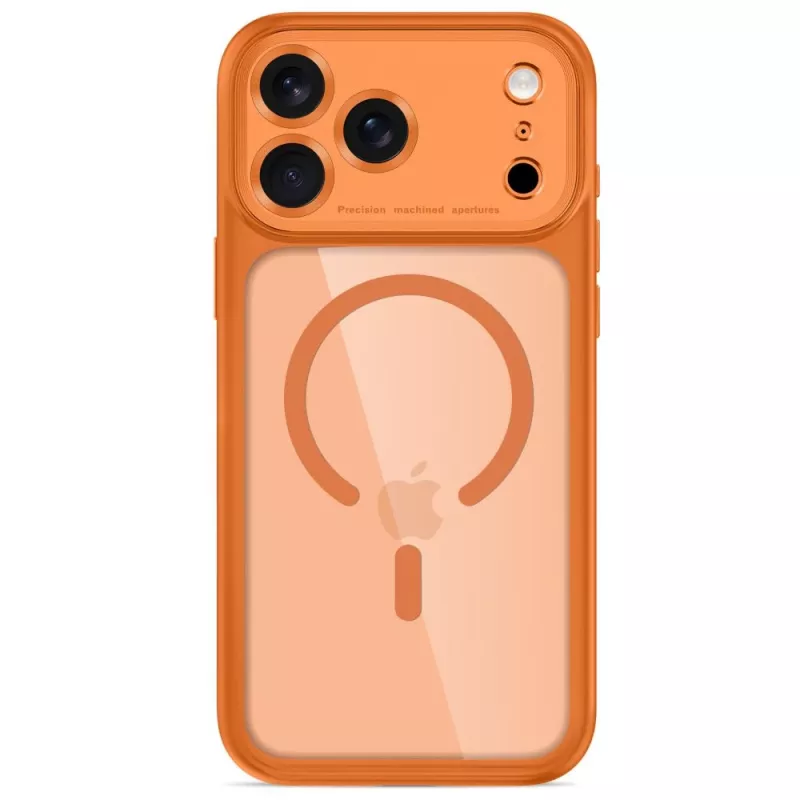 TECH-PROTECT MagPeak MagSafe Clear Case iPhone 17 Pro / 18 Pro - Cosmic Orange