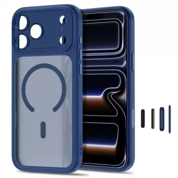 TECH-PROTECT MagPeak MagSafe -kotelo iPhone 17 Pro / 18 Pro - matta tummansininen