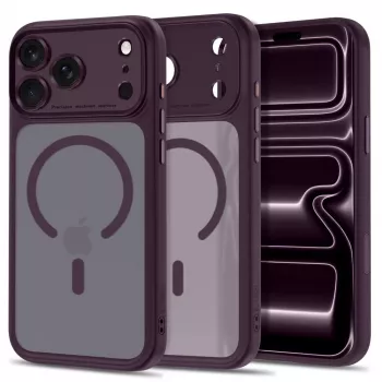 TECH-PROTECT MAGPEAK MAGSAFE CC iPhone 17 Pro / 18 Pro matta Dark Cherry