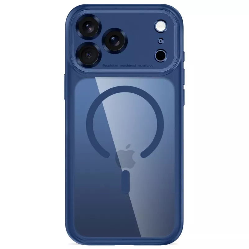 TECH-PROTECT MagPeak MagSafe Clear Case iPhone 17 Pro Max / 18 Pro Max – tummansininen