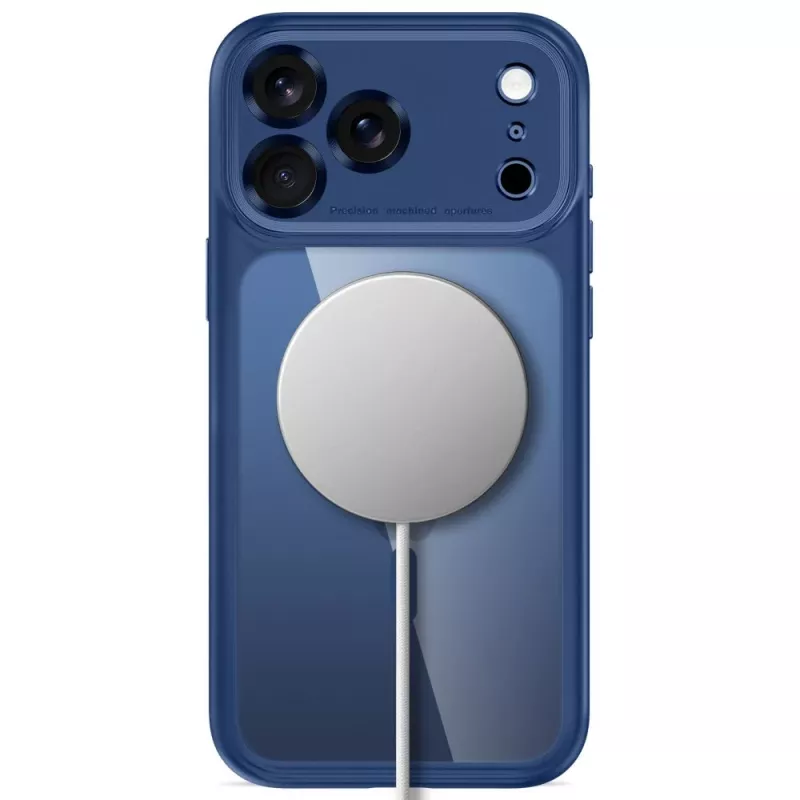 TECH-PROTECT MagPeak MagSafe Clear Case iPhone 17 Pro Max / 18 Pro Max – tummansininen