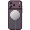 TECH-PROTECT MagPrime MagSafe Clear Case iPhone 17 Pro / 18 Pro - matta tumma kirsikanpunainen