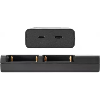 Newell DL-USB-C kaksoislaturi NP-F550/770/970-akuille (NL2120)