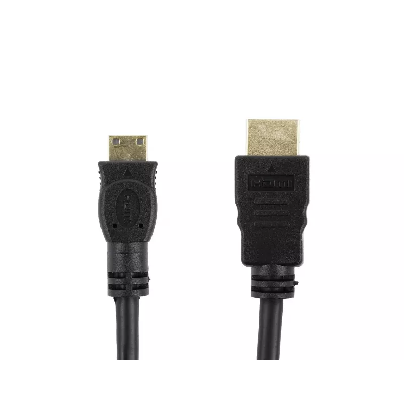 Accura HDMI - Mini HDMI -kaapeli 1,8m 4K High Speed Ethernetillä musta