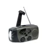 TRACER EXPLORER PRO retkiradio aurinkopaneelilla, käsikammella, NOAA-sääkaistalla, AM/FM, LED-taskulampulla ja USB-virtapankilla