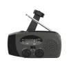 TRACER EXPLORER PRO retkiradio aurinkopaneelilla, käsikammella, NOAA-sääkaistalla, AM/FM, LED-taskulampulla ja USB-virtapankilla