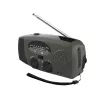 TRACER EXPLORER PRO retkiradio aurinkopaneelilla, käsikammella, NOAA-sääkaistalla, AM/FM, LED-taskulampulla ja USB-virtapankilla
