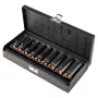 NEO TOOLS iskuhylsyt 1/2 tuuman vääntiö, E10-E24 ulko-Torx, 9-osainen sarja, CrMo