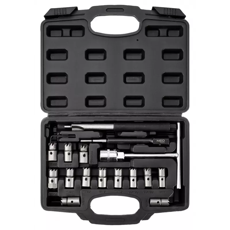 NEO TOOLS 11-885 suutinpesän puhdistusleikkuri - 17-osainen sarja