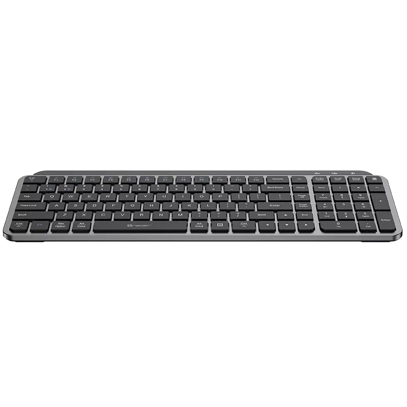 TRACER STONE RF 2.4G+BT langaton näppäimistö, QWERTY US International, musta