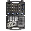 NEO TOOLS TOP-11-263 Common Rail -suuttimen vuototestisarja dieselmoottoreille, 6-sylinterinen diagnostiikkasarja adaptereilla ja laukulla