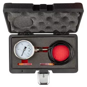 NEO TOOLS turboahtimen painetestari (1-3 bar) | analoginen painemittari 3 adapterilla