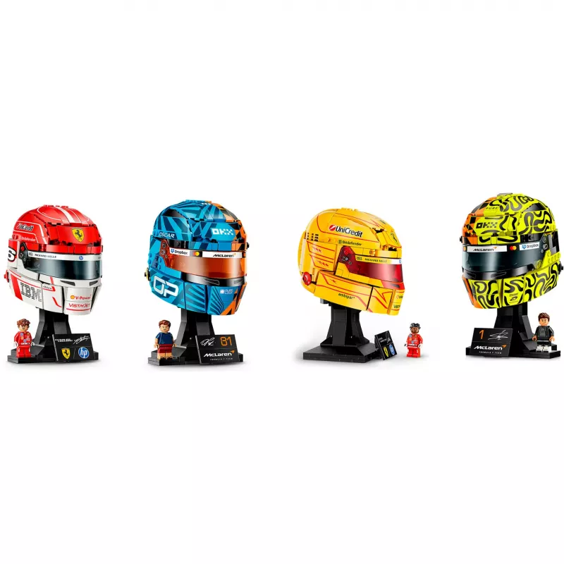 LEGO F1 kypärät -paketti