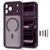 Tech-Protect MagPeak MagSafe-kotelo iPhone 17 Pro Max / 18 Pro Max - matta tummankirsikanpunainen