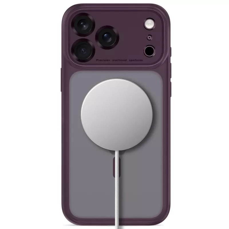 Tech-Protect MagPeak MagSafe-kotelo iPhone 17 Pro Max / 18 Pro Max - matta tummankirsikanpunainen