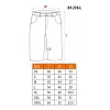 NEO Tools 81-276-L suojahousu shortsit koko L harmaa/musta