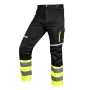 NEO TOOLS 81-795-L varoitushousut, musta-keltainen, koko L, EN ISO 20471 luokka 1, heijastava, polvisuojaus